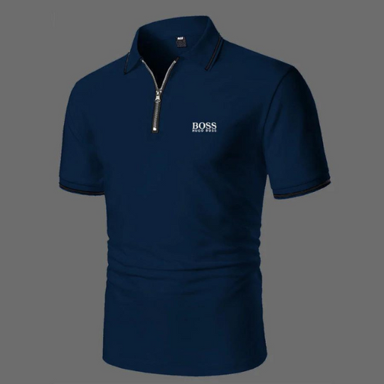 Polo con cremallera