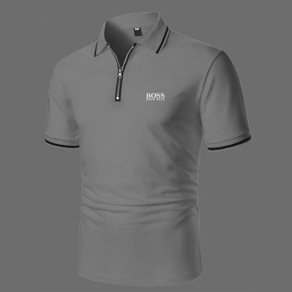 Polo con cremallera